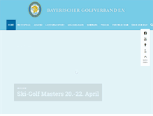 Tablet Screenshot of bayerischer-golfverband.de